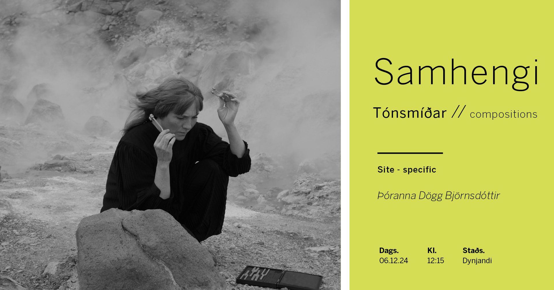 Samhengi: tónsmíðar – Site – specific
