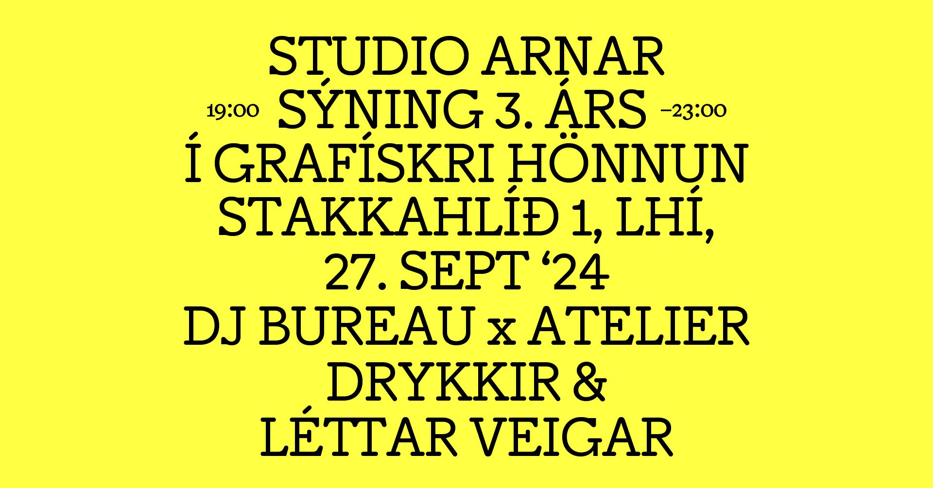 STUDIO ARNAR