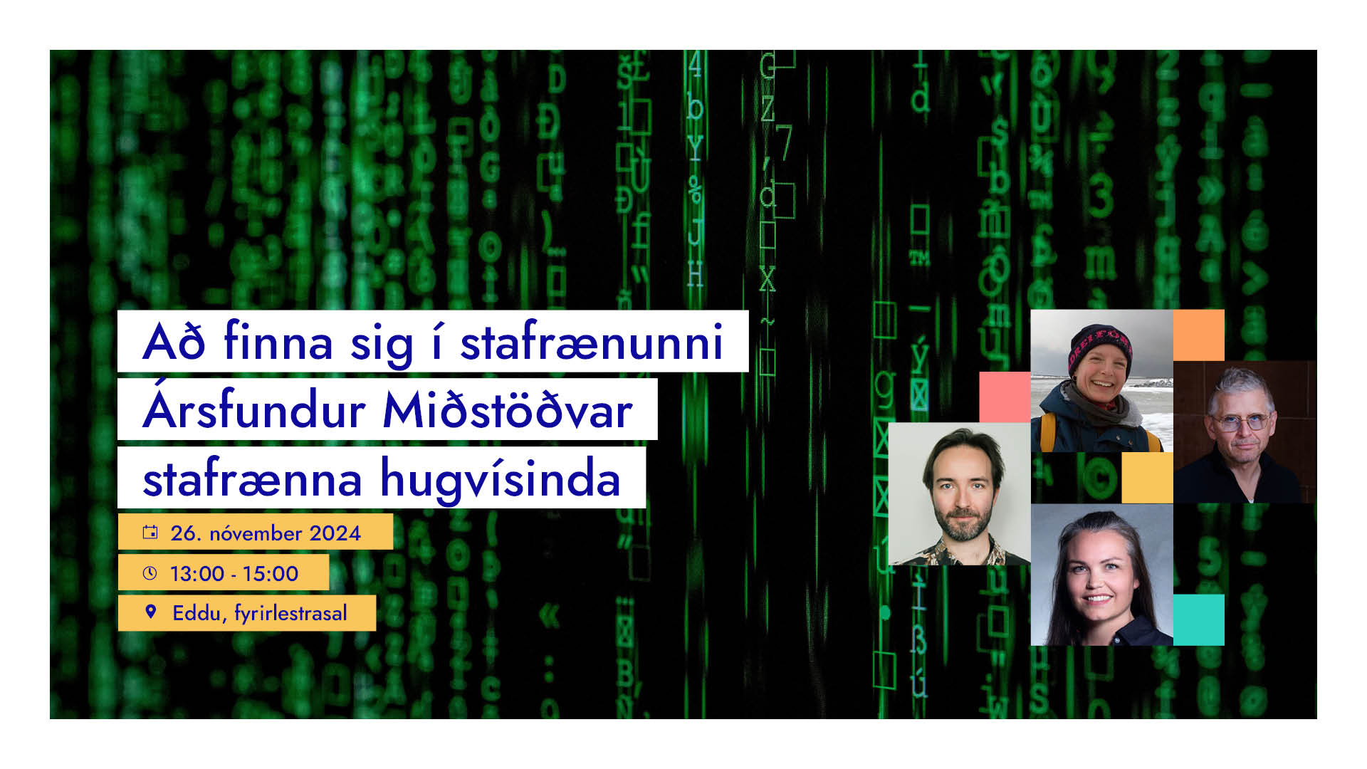 Ársfundur Miðstöðvar stafrænna hugvísinda og lista (MSHL)
