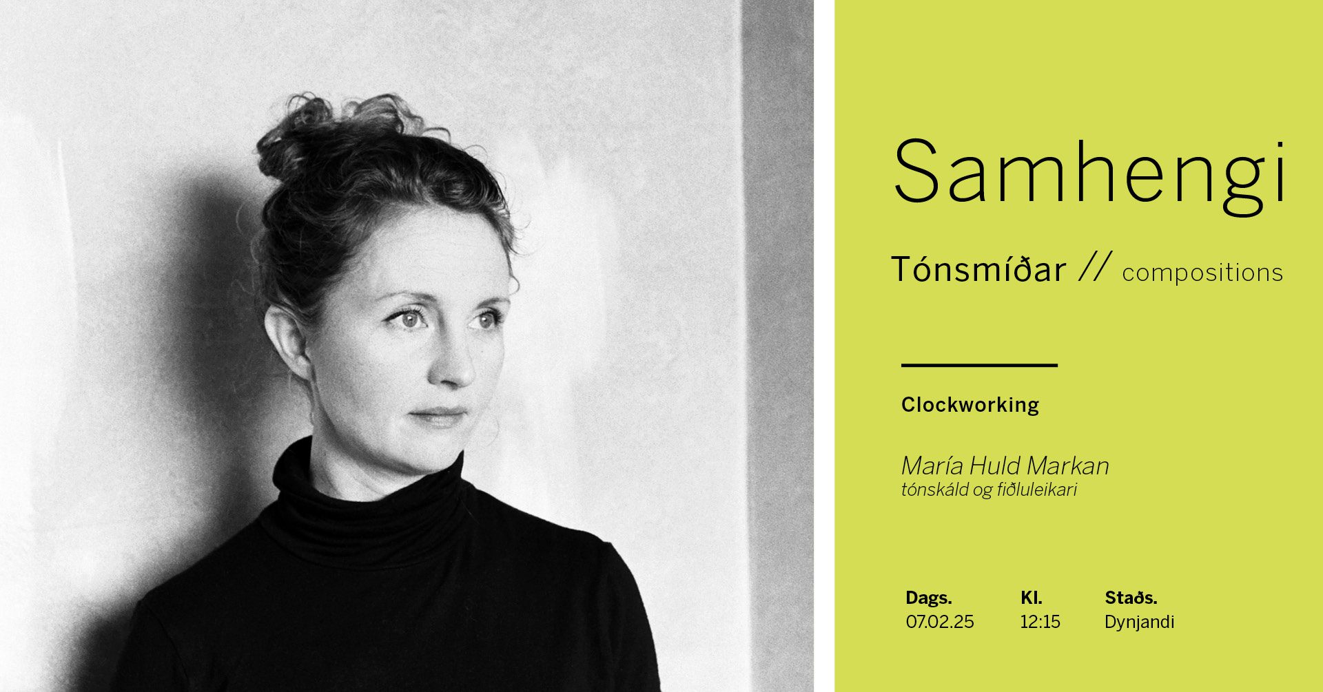 Samhengi: Tónsmíðar – Clockworking
