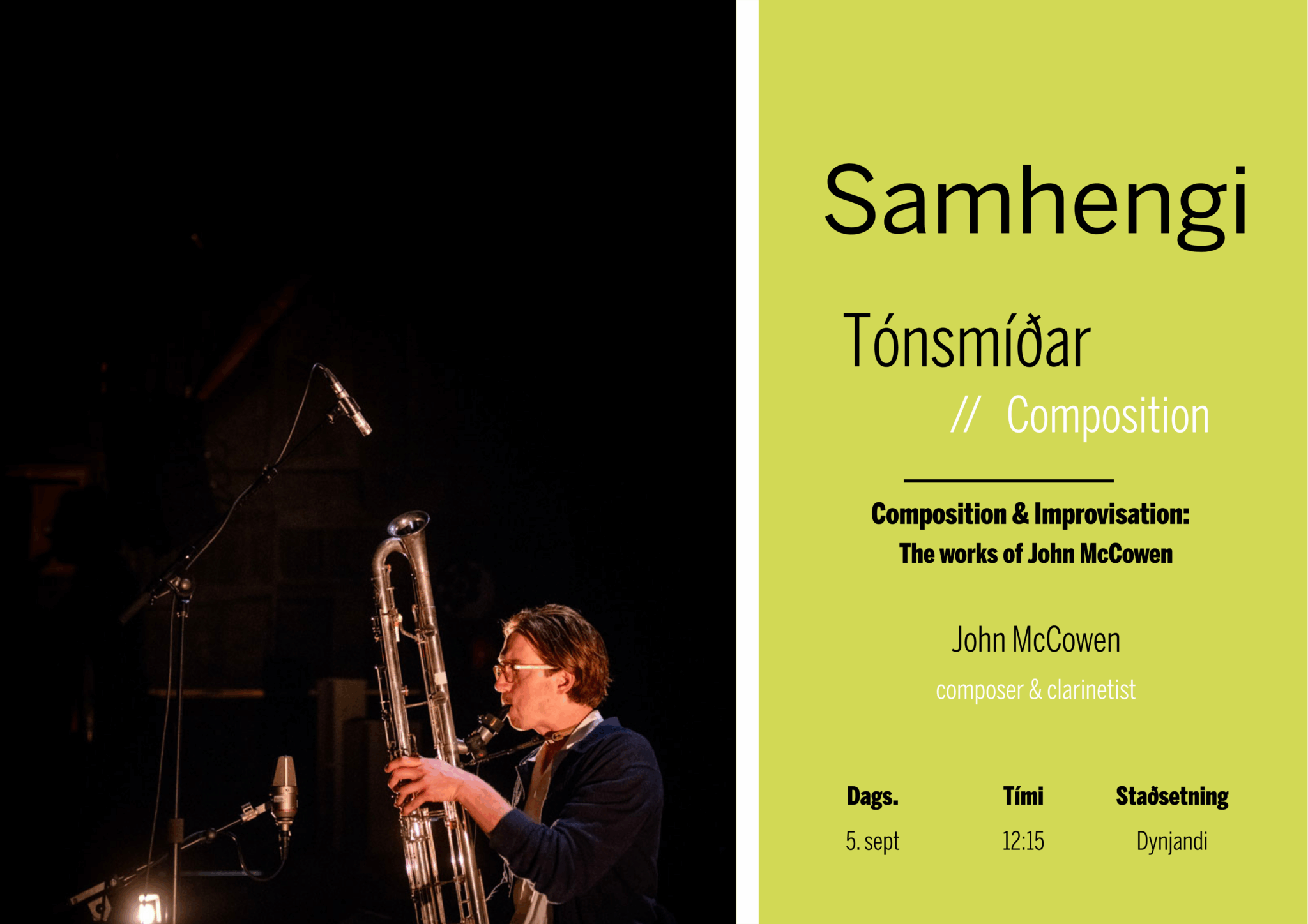 Samhengi: Composition & Improvisation: the works of John McCowen