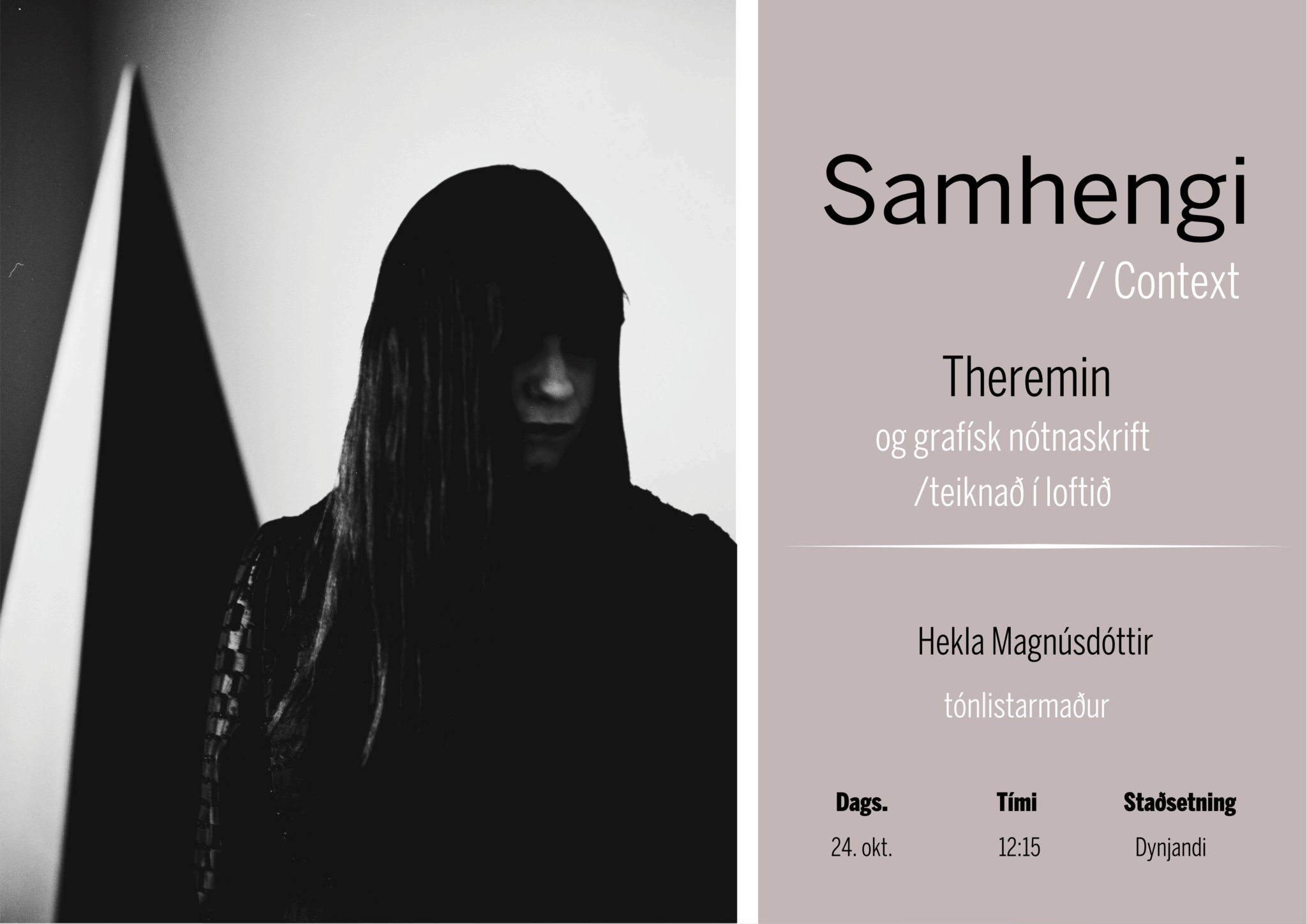 Samhengi: Hekla Magnúsdóttir – Theremin