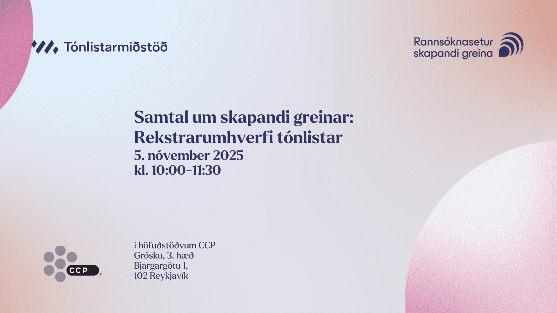 Rekstrarumhverfi tónlistar