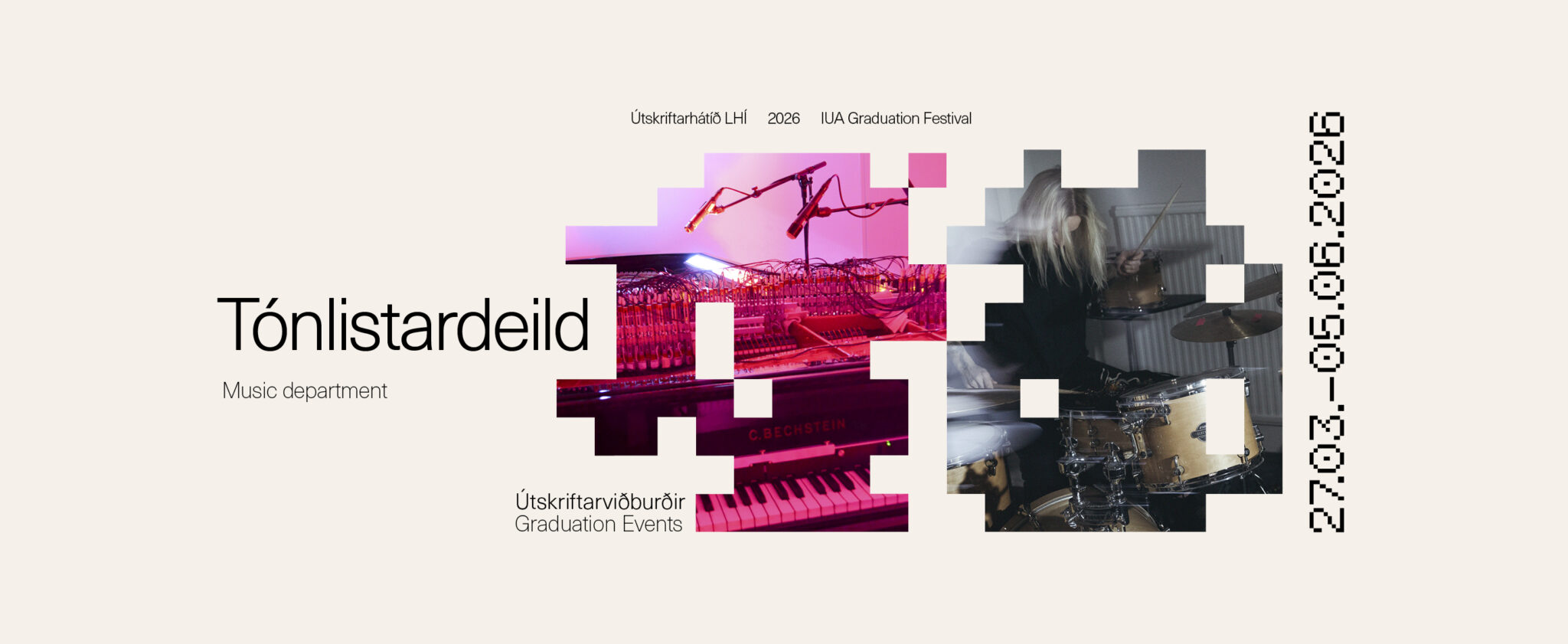 Graduation events at the Music Department of LHÍ