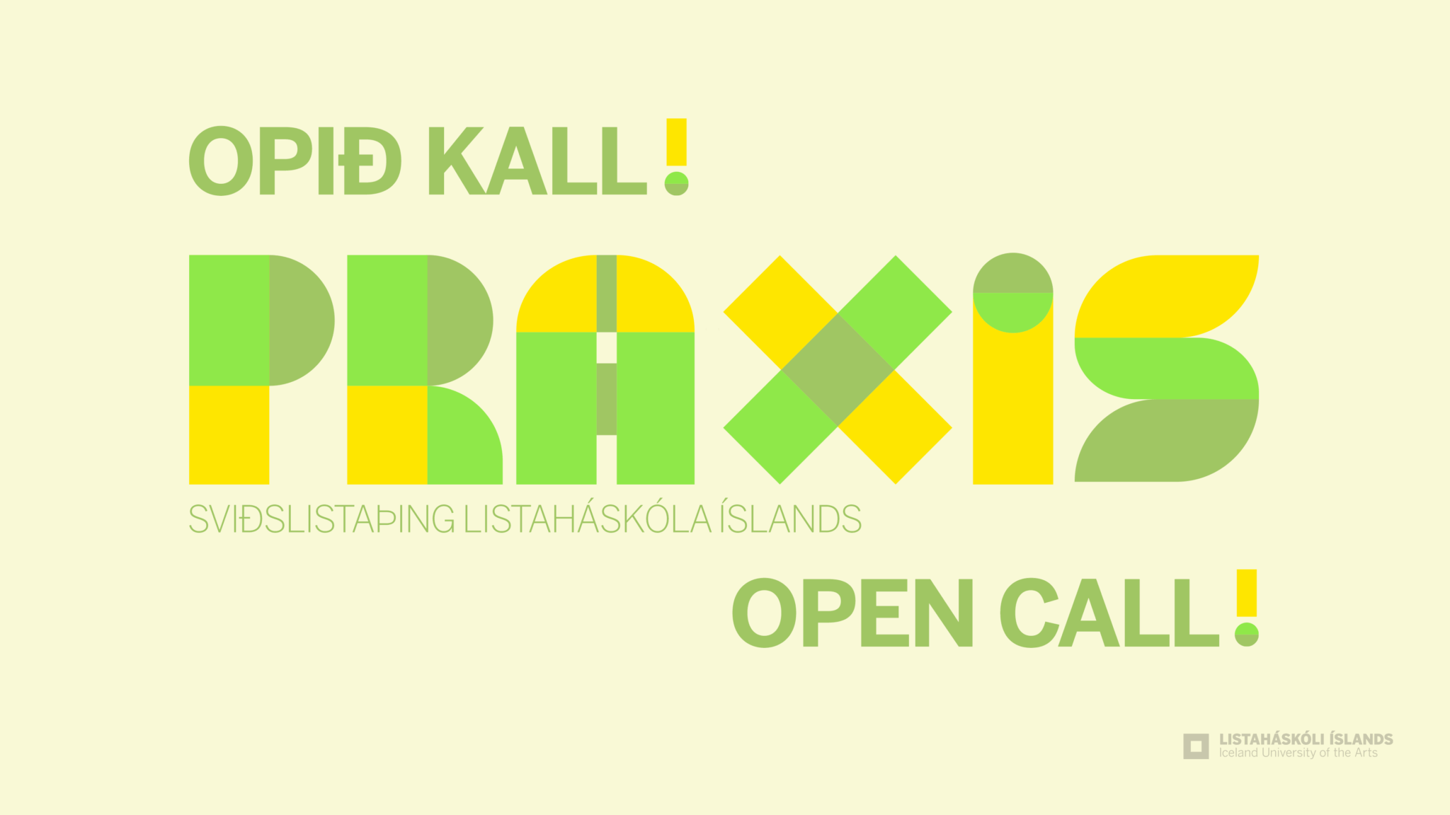 Open call for Praxis performing arts congress LHÍ