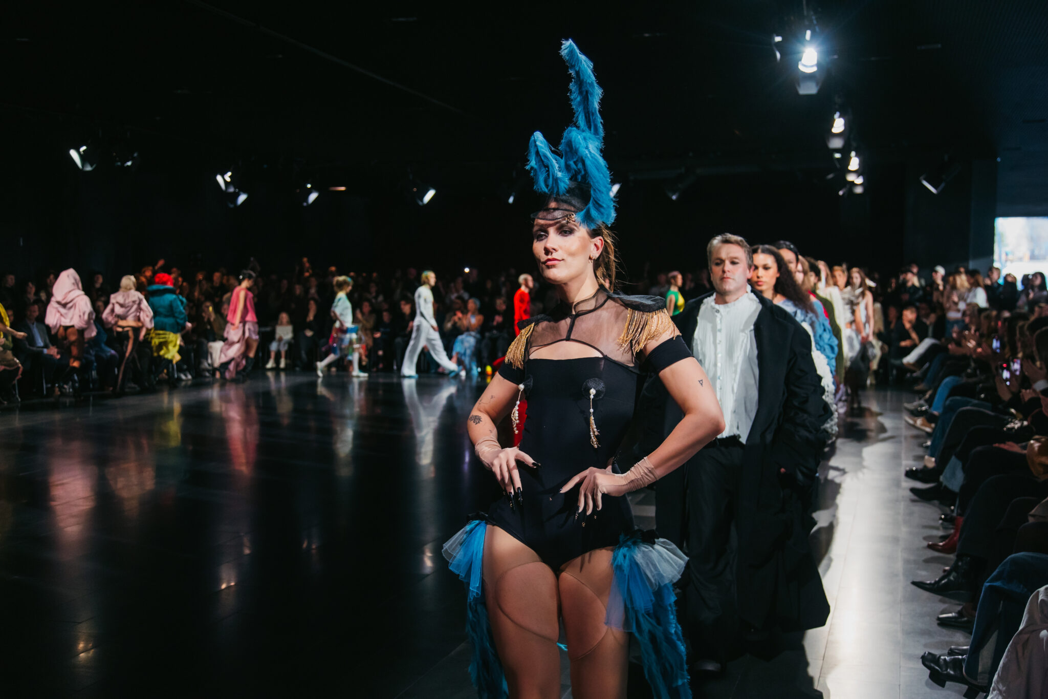 Fashion design students showed their final projects in a crowded Bay [Photos]