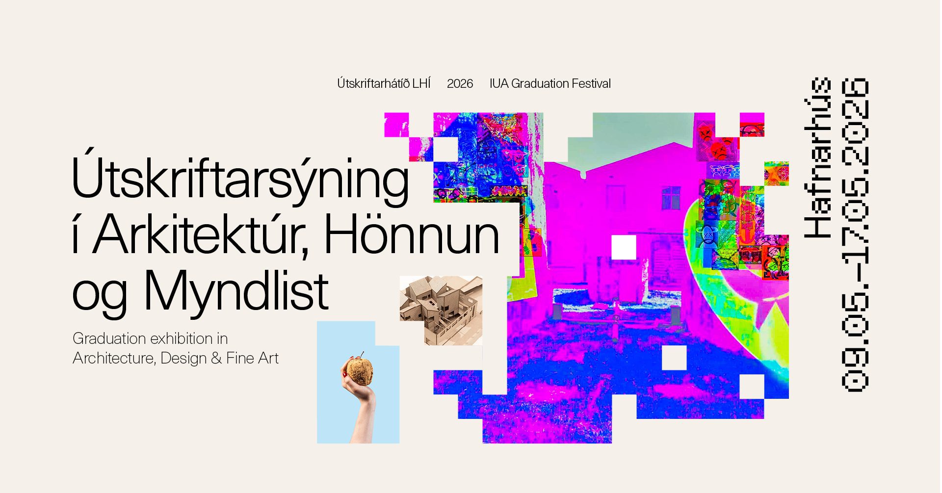 Graduation exhibition in Architecture, Design and Art