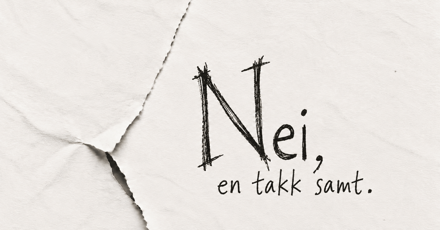Nei, en takk samt. // Svava Dögg Ugluspegill Ástu